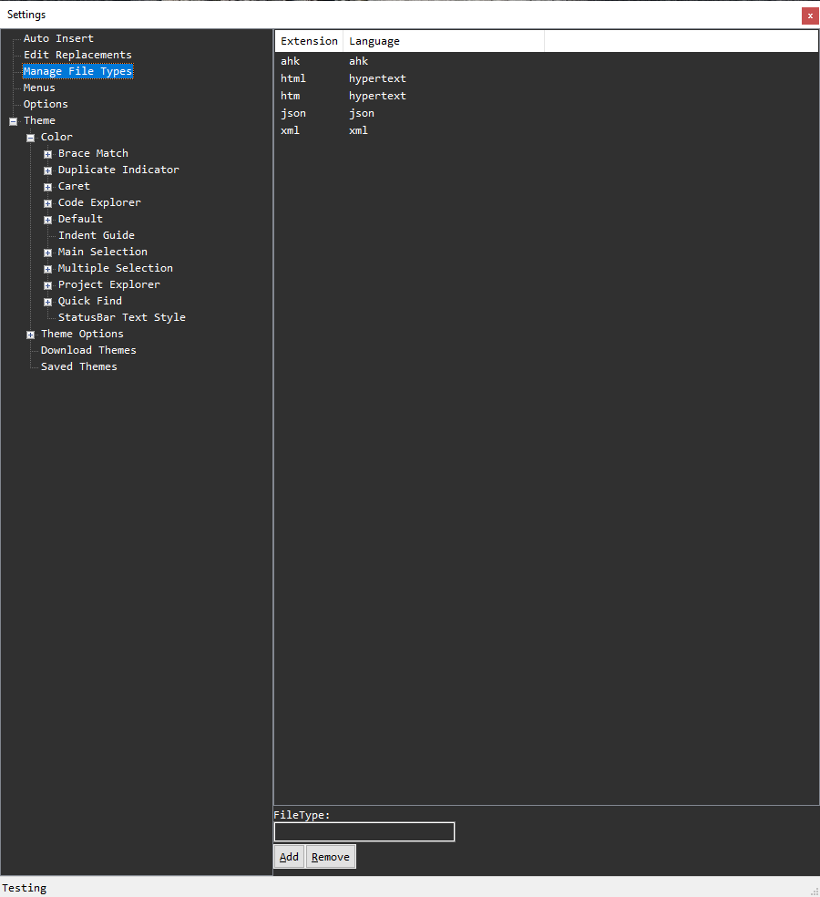 AHK Studio - Quick options - default file types.png