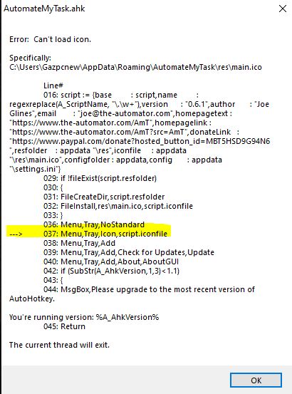 Automate my task script error.PNG